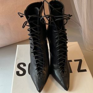 SCHUTZ LACE UP BOOTS